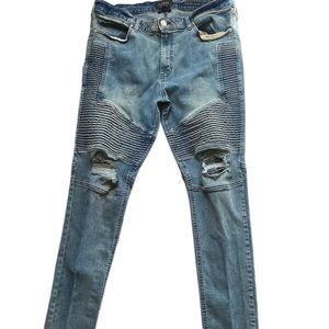 Skinny moto jeans